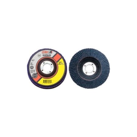 Cgw Abrasives CGW Abrasives 42344 Abrasive Flap Disc 4-1/2 x 7/8 60 Grit Zirconia, PK10 42344